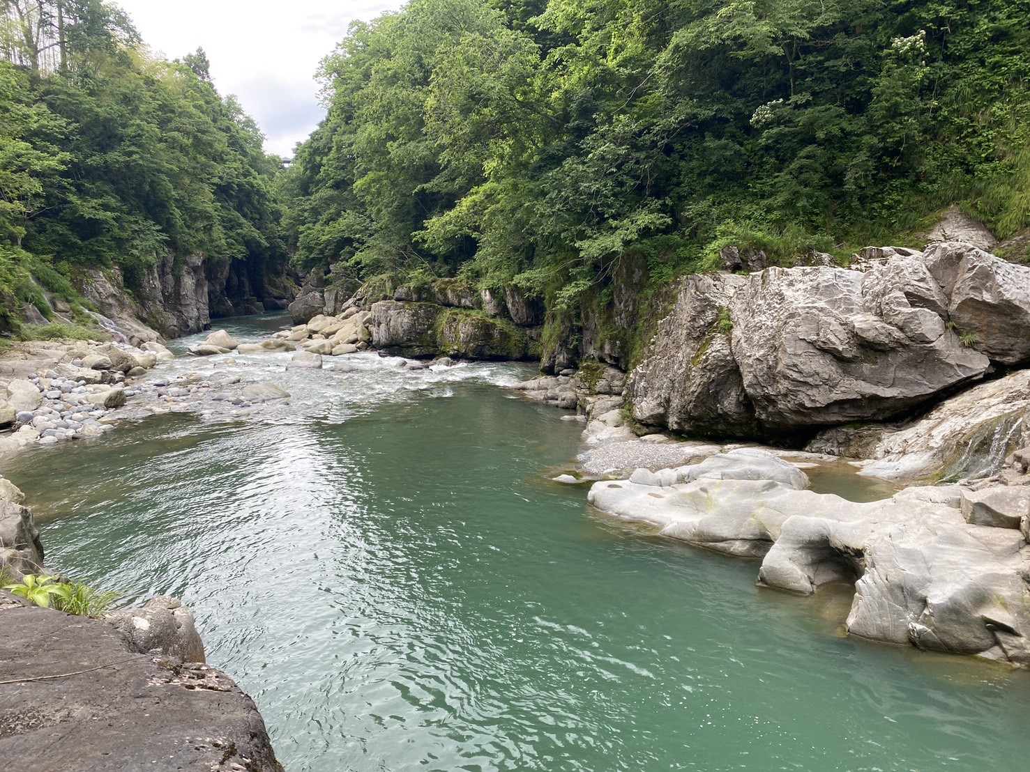 白山の川